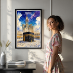 Makkah - Saudi Arabia - Travel Wall Art Deco Poster Print