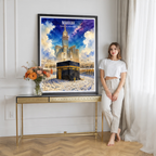 Makkah - Saudi Arabia - Travel Wall Art Deco Poster Print