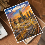 Makkah - Saudi Arabia - Travel Wall Art Deco Poster Print - Art Print - Travel Art Poster