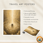 Makkah - Saudi Arabia - Travel Wall Art Deco Poster Print - Art Print - Travel Art Poster