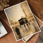 Makkah - Saudi Arabia - Travel Wall Art Deco Poster Print - Art Print - Travel Art Poster