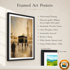 Makkah - Saudi Arabia - Travel Wall Art Deco Poster Print - Art Print - Travel Art Poster