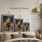Makkah - Saudi Arabia - Travel Wall Art Deco Poster Print - Art Print - Travel Art Poster