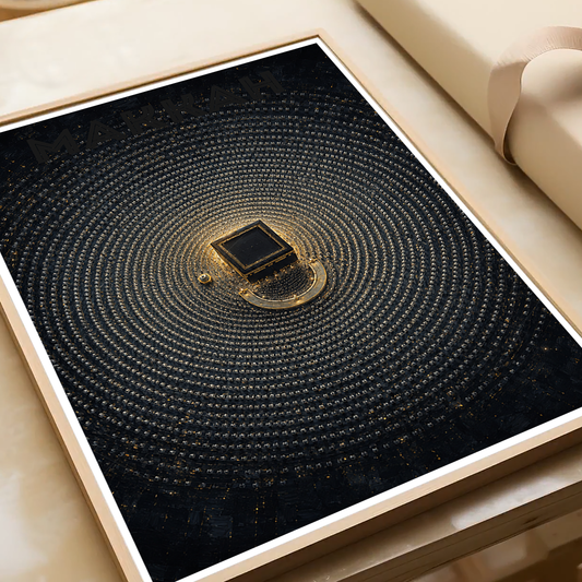 Makkah - Saudi Arabia - Travel Wall Art Deco Poster Print - Art Print - Travel Art Poster