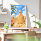 Masmak Fortress - Saudi Arabia - Travel Wall Art Deco Poster Print