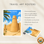 Masmak Fortress - Saudi Arabia - Travel Wall Art Deco Poster Print