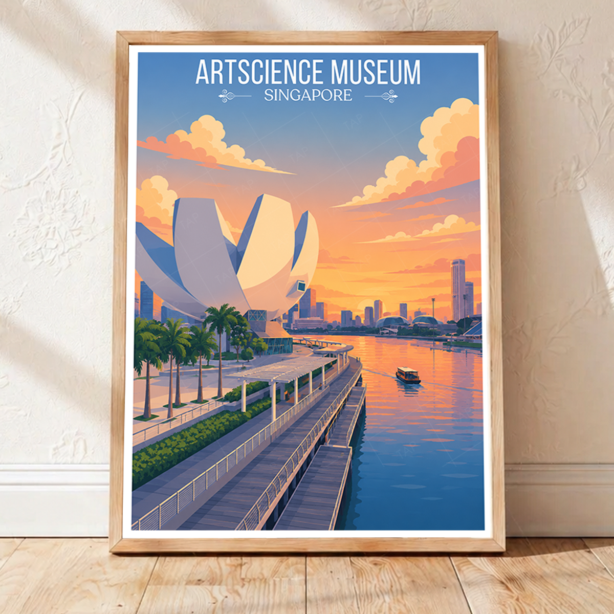 ArtScience Museum - Singapore - Poster Print Modern Style Wall Art