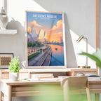 ArtScience Museum - Singapore - Poster Print Modern Style Wall Art