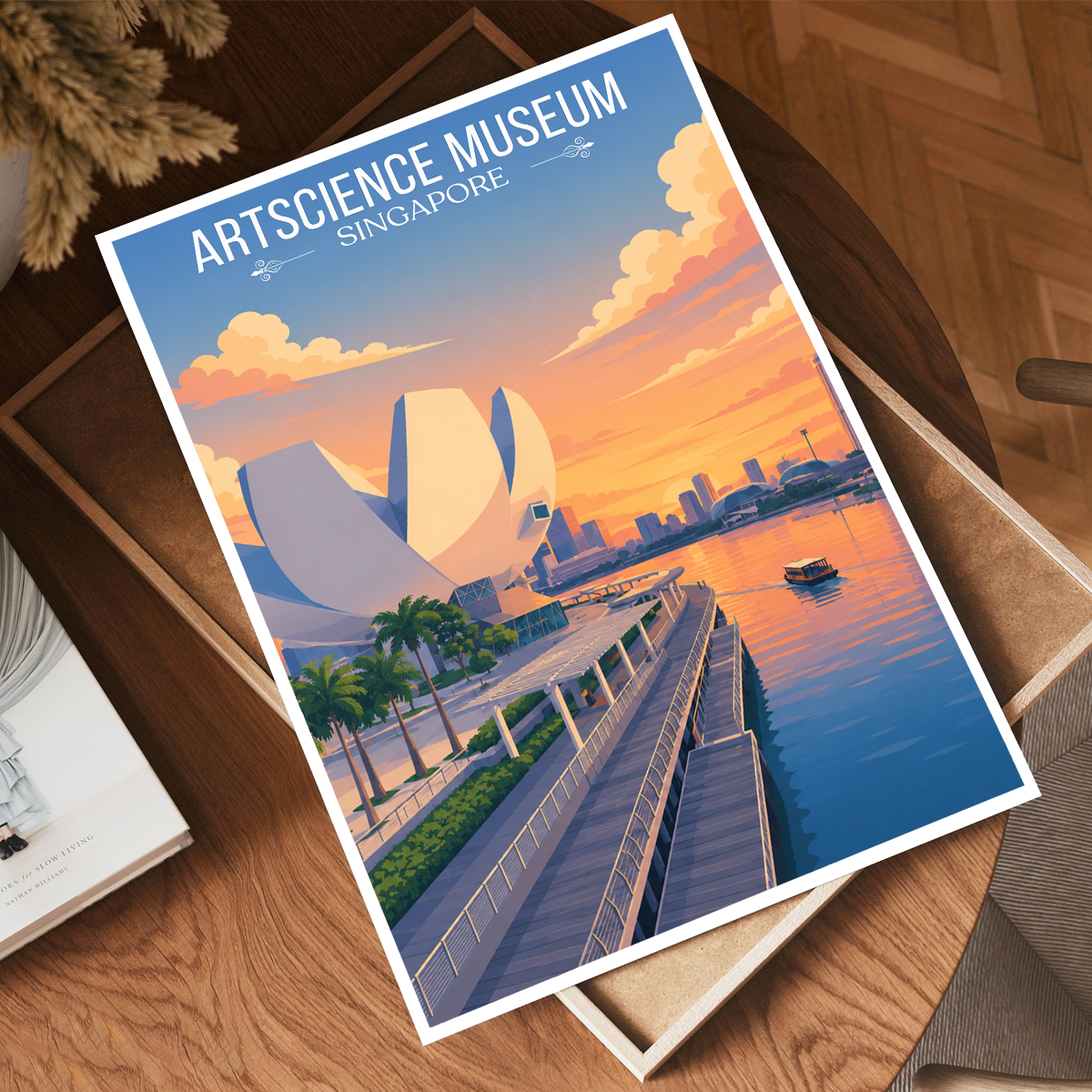 ArtScience Museum - Singapore - Poster Print Modern Style Wall Art