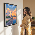 ArtScience Museum - Singapore - Poster Print Modern Style Wall Art