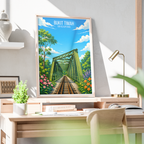 Bukit Timah - Singapore - Poster Print Modern Style Wall Art