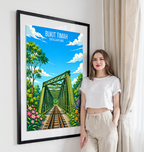 Bukit Timah - Singapore - Poster Print Modern Style Wall Art