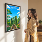 Bukit Timah - Singapore - Poster Print Modern Style Wall Art