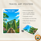 Bukit Timah - Singapore - Poster Print Modern Style Wall Art