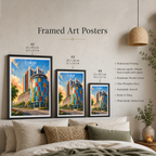 Clementi - Singapore - Poster Print Modern Style Wall Art