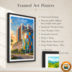 Clementi - Singapore - Poster Print Modern Style Wall Art
