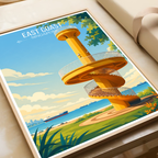 East Coast - Singapore - Poster Print Modern Style Wall Art