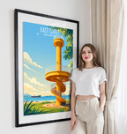 East Coast - Singapore - Poster Print Modern Style Wall Art