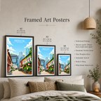 Emerald Hill - Singapore - Poster Print Modern Style Wall Art