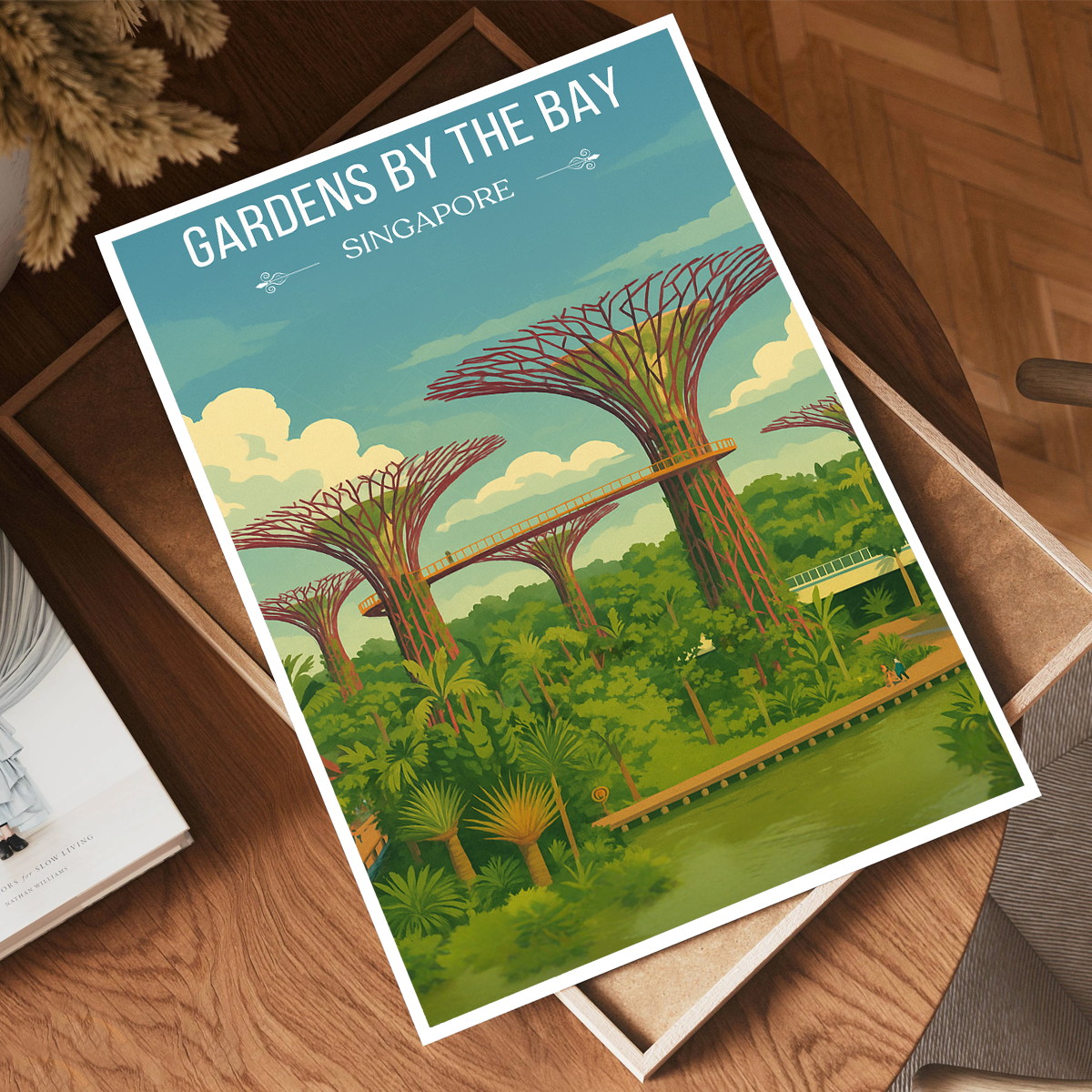 Gardens Bay - Singapore - Poster Print Modern Style Wall Art