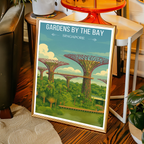 Gardens Bay - Singapore - Poster Print Modern Style Wall Art