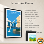 Lion City - Singapore - Poster Print Modern Style Wall Art