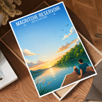 MacRitche Reservoir - Singapore - Poster Print Modern Style Wall Art