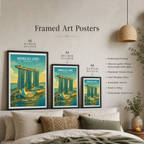 Marina Bay Sands - Singapore - Poster Print Modern Style Wall Art