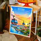 Sentosa - Singapore - Poster Print Modern Style Wall Art