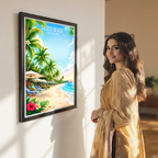 Siloso Beach - Singapore - Poster Print Modern Style Wall Art