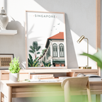 Singapore - Poster Print Modern Style Wall Art