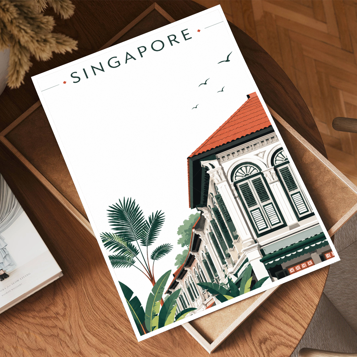 Singapore - Poster Print Modern Style Wall Art