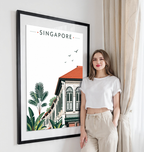 Singapore - Poster Print Modern Style Wall Art