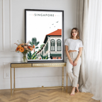 Singapore - Poster Print Modern Style Wall Art