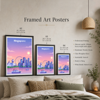 Singapore - Poster Print Modern Style Wall Art