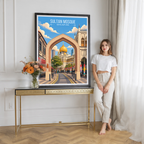 Sultan Mosque - Singapore - Poster Print Modern Style Wall Art