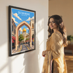 Sultan Mosque - Singapore - Poster Print Modern Style Wall Art