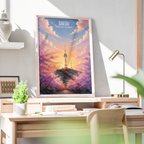 Daegu - South Korea - Travel Poster Print Modern Style Wall Art - Art Print - Travel Art Poster