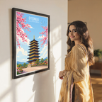 Gyeongju - South Korea - Travel Poster Print Modern Style Wall Art - Art Print - Travel Art Poster