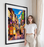 Incheon - South Korea - Travel Poster Print Modern Style Wall Art - Art Print - Travel Art Poster