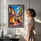 Incheon - South Korea - Travel Poster Print Modern Style Wall Art - Art Print - Travel Art Poster