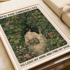 Into The Garden I Go - South Korea - Travel Poster Print Modern Style Wall Art - Art Print - Travel Art Poster