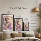 Korean Folk Dancers - South Korea - Travel Poster Print Modern Style Wall Art - Art Print - Travel Art Poster
