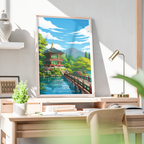 Seol - South Korea - Travel Poster Print Modern Style Wall Art