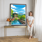 Seol - South Korea - Travel Poster Print Modern Style Wall Art