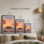 Seol - South Korea - Travel Poster Print Modern Style Wall Art