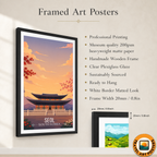 Seol - South Korea - Travel Poster Print Modern Style Wall Art