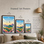 Seol - South Korea - Travel Poster Print Modern Style Wall Art
