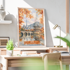 Seol - South Korea - Travel Poster Print Modern Style Wall Art