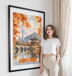 Seol - South Korea - Travel Poster Print Modern Style Wall Art
